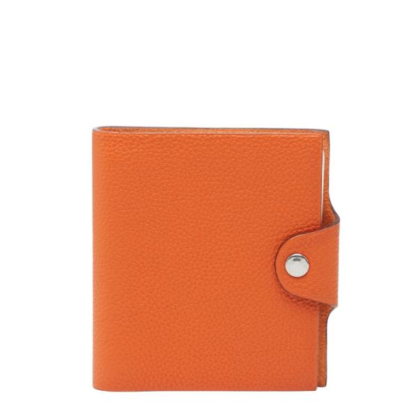 HERMES（エルメス） ユリスPM 手帳カバー ノートカバー オレンジ トゴ