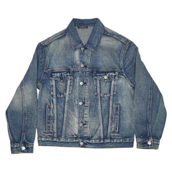 BALENCIAGA（バレンシアガ） ロゴ デニムジャケット サイズS ブルー