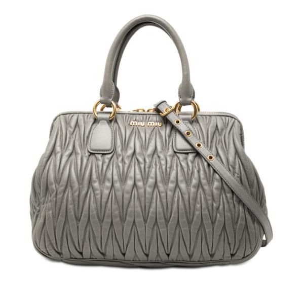 miu miu（ミュウミュウ） マテラッセ ハンドバッグ ショルダーバッグ