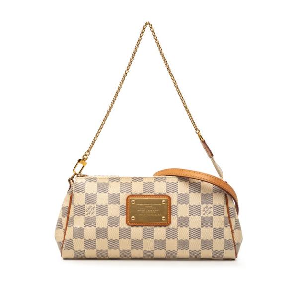 ルイ ヴィトン ダミエ アズール エヴァ チェーン ショルダーバッグ N55214 PVC レディース LOUIS VUITTON 【1-0236534】 LOUIS VUITTON（ルイ・ヴィトン） ルイ ヴィトン ダミエ アズール