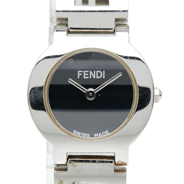 FENDI（フェンディ） 腕時計 3050L スイス製クオーツ ブラック文字盤