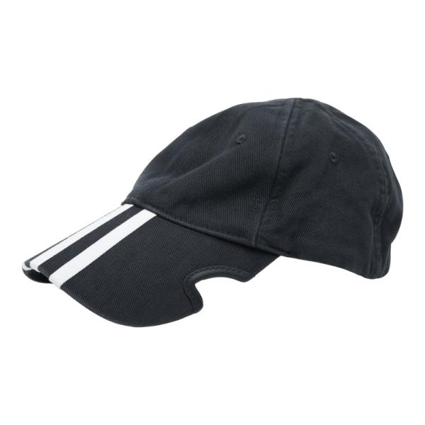 balenciaga adidasブラック ストライプ キャップ M BALENCIAGA（バレンシアガ） × アディダス ストライプ キャップ ベース