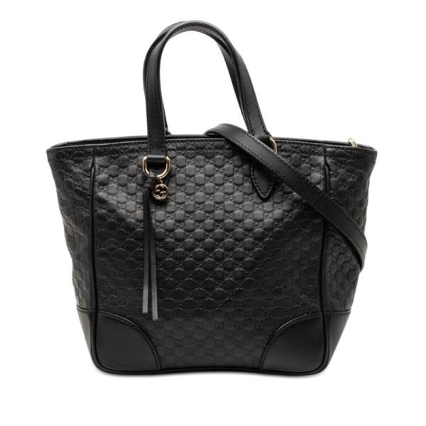 GUCCI グッチ マイクログッチシマレザー2WAYバッグ GUCCI（グッチ） マイクログッチシマ ハンドバッグ ショルダーバッグ