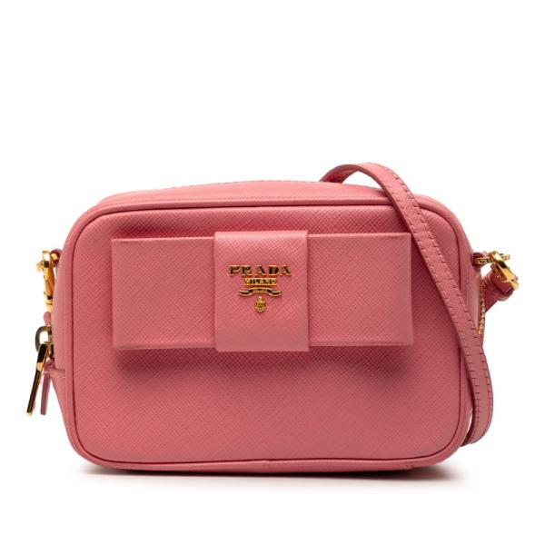 PRADA ショルダーバック　赤　リボン PRADA リボン付き赤ショルダーバッグ | PRADA