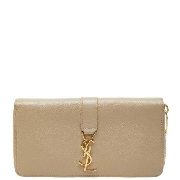 サンローラン YSLロゴ ラウンドジップ ウォレット 長財布 414570 レザー レディース SAINT LAURENT 【1-0258004】 ASUS（エイスース） サンローラン YSLロゴ ラウンドジップ ウォレット