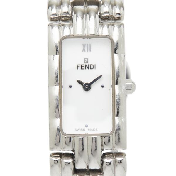 FENDI（フェンディ） 腕時計 660L クオーツ ホワイト文字盤 ステンレス