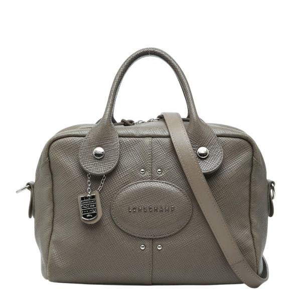 極美品LONGCHAMP ロンシャンクアドリ2WAYミニボストンバッグボルドー LONGCHAMP（ロンシャン） クアドリ ミニボストン ハンドバッグ 斜め