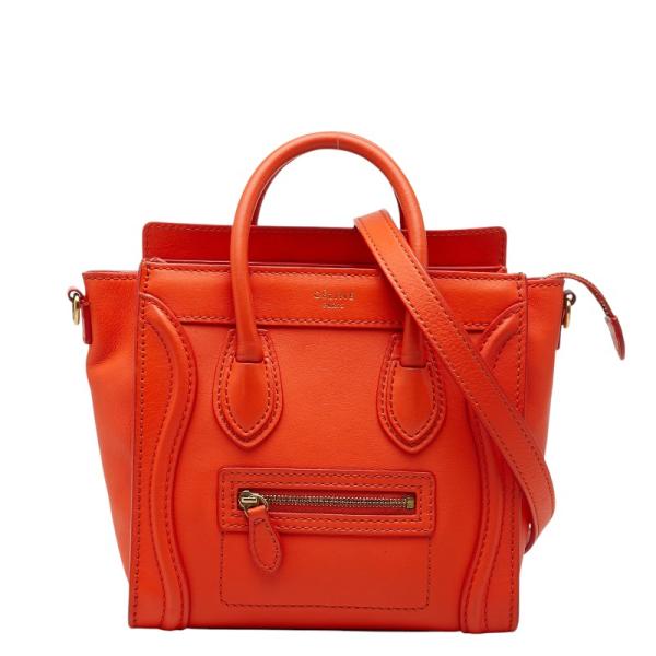 CELINE（セリーヌ） ラゲージ ナノショッパー ハンドバッグ ショルダー 
