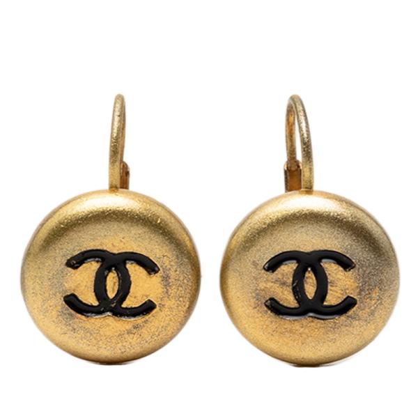 【希少/97P】CHANEL ヴィンテージ ココマーク フックピアス ゴールド系 CHANEL（シャネル） ココマーク ヴィンテージ ピアス ゴールド メッキ