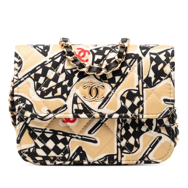 CHANEL（シャネル） ココマーク マトラッセ チェッカーフラッグ ミニ