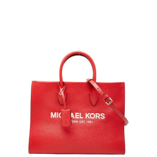 美品 マイケルコース MIRELLA EW トート ミディアム ショルダーバッグ 2WAY レザー レディース Michael Kors 【1-0265346】 MICHAEL KORS - 美品 マイケルコース MIRELLA EW トート ミディアム