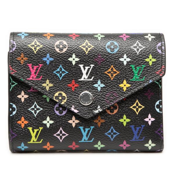 ルイ ヴィトン ×村上隆 ポルトフォイユ ヴィクトリーヌ 三つ折り財布 Ｍ14163 PVC レディース LOUIS VUITTON 【1-0265557】 LOUIS VUITTON（ルイ・ヴィトン） ルイ ヴィトン ×村上隆