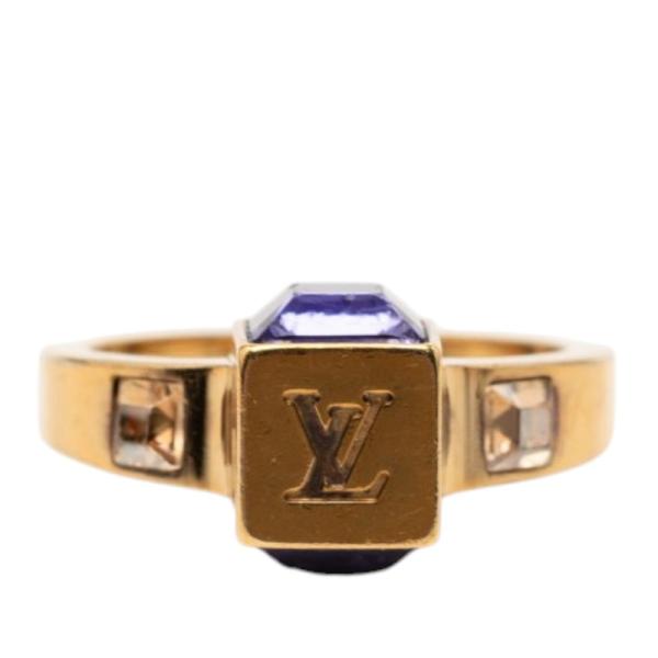 美品 ルイヴィトン M65098 バーグ ギャンブル リング ゴールド　S LOUIS VUITTON（ルイ・ヴィトン） ルイ ヴィトン バーグ ギャンブル