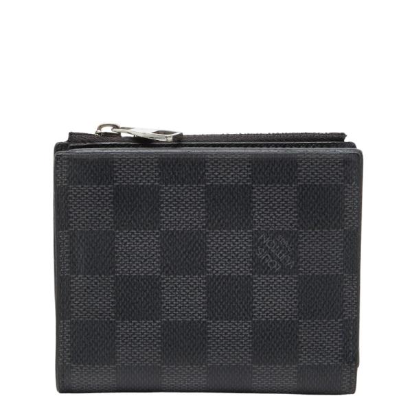 ルイヴィトン　ダミエ グラフィット･ポルトフォイユ･スマート  N64021【Bランク】【中古】 LOUIS VUITTON（ルイ・ヴィトン） ルイ ヴィトン ダミエ グラフィット