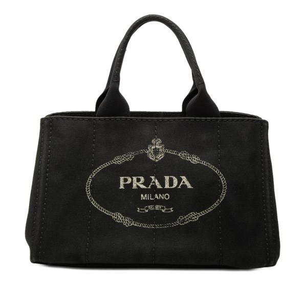 PRADA（プラダ） 三角ロゴプレート カナパM ハンドバッグ トートバッグ