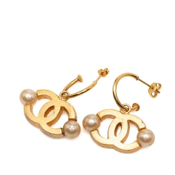 CHANEL（シャネル） ココマーク ピアス 02A ゴールド メッキ フェイク