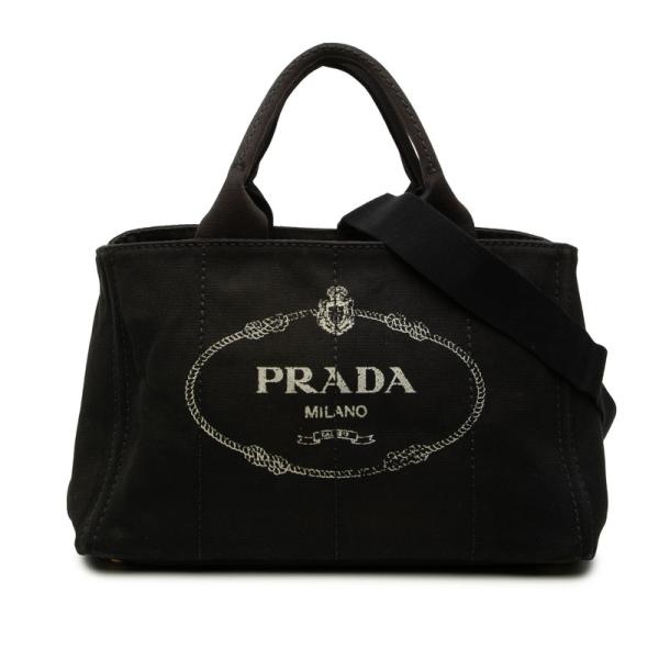 PRADA（プラダ） 三角ロゴプレート カナパM ハンドバッグ ショルダー