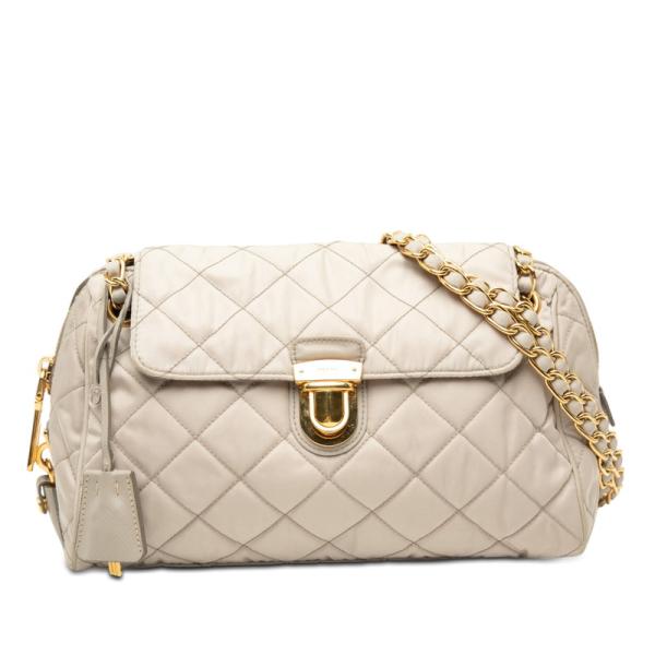 PRADA（プラダ） ロゴ チェーン ハンドバッグ ショルダーバッグ 斜め