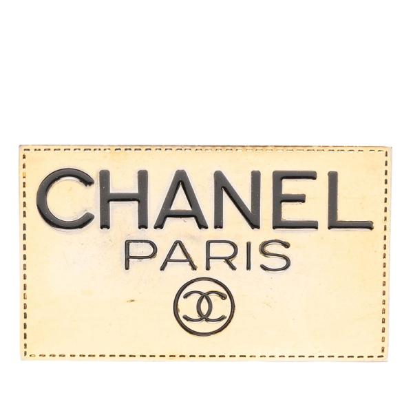 CHANEL（シャネル） ロゴプレート ココマーク ブローチ ゴールド