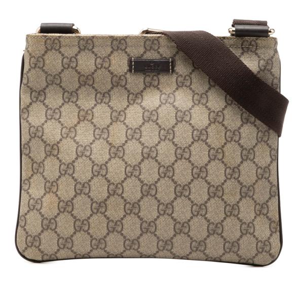 GUCCI（グッチ） GGスプリーム 斜め掛け ショルダーバッグ ベージュ