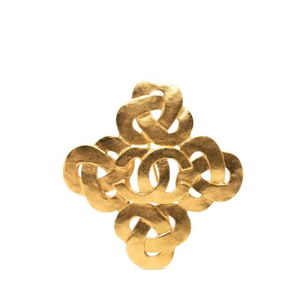 CHANEL（シャネル） ヴィンテージ ココマーク ブローチ ゴールド