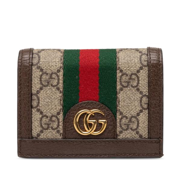 GUCCI（グッチ） オフィディア GGスプリーム 二つ折り財布 コンパクト