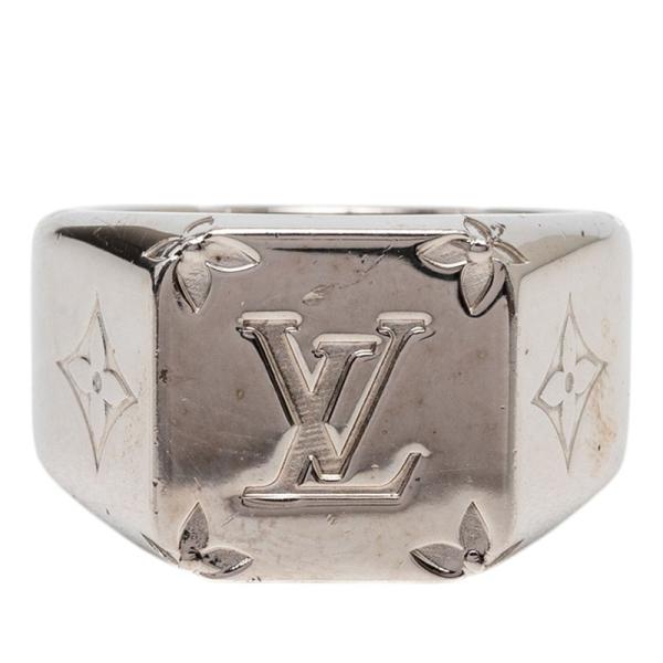◇ルイヴィトン◇モノグラム/シグネット/リング/シルバー/指輪/M62487 LOUIS VUITTON（ルイ・ヴィトン） ルイ ヴィトン モノグラム