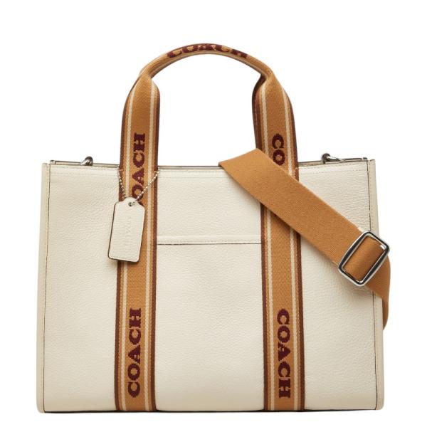 【美品】COACH コーチ スミス トートバッグ 2WAY チョークマルチ COACH（コーチ） スミス トートバッグ ショルダーバッグ 2WAY CU997