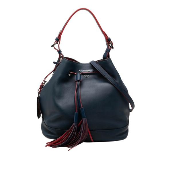 PRADA（プラダ） 三角ロゴプレート ハンドバッグ ショルダーバッグ