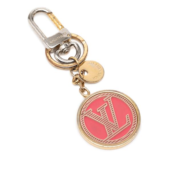 ルイヴィトン　ポントクレLVサークル　M68465 キーリング　バッグチャーム LOUIS VUITTON（ルイ・ヴィトン） ルイ ヴィトン エピ ポルトクレ LV
