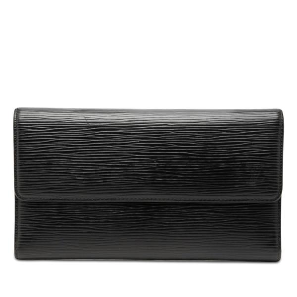 RFID搭載/美品✨️ルイヴィトン 長財布 折り財布 エピ　ポルトトレゾール　黒 LOUIS VUITTON（ルイ・ヴィトン） ルイ ヴィトン エピ ポルト