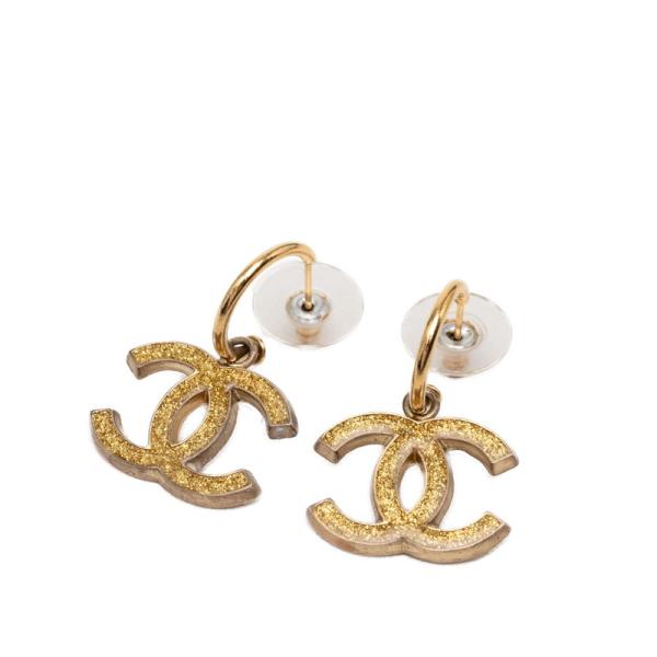 CHANEL（シャネル） ココマーク ラメ スウィング ピアス 05A刻印