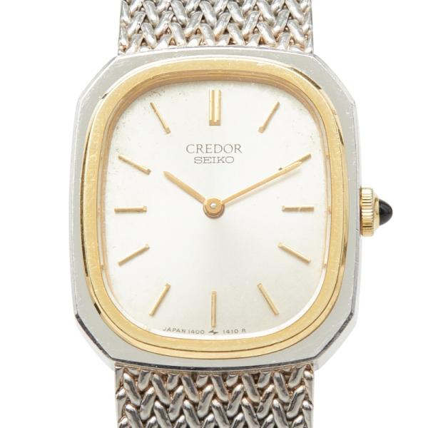 ◆SEIKO CREDOR 1400-5880 稼働 レディース時計　10646 SEIKO（セイコー） クレドール 腕時計 1400-5880 クオーツ ゴールド