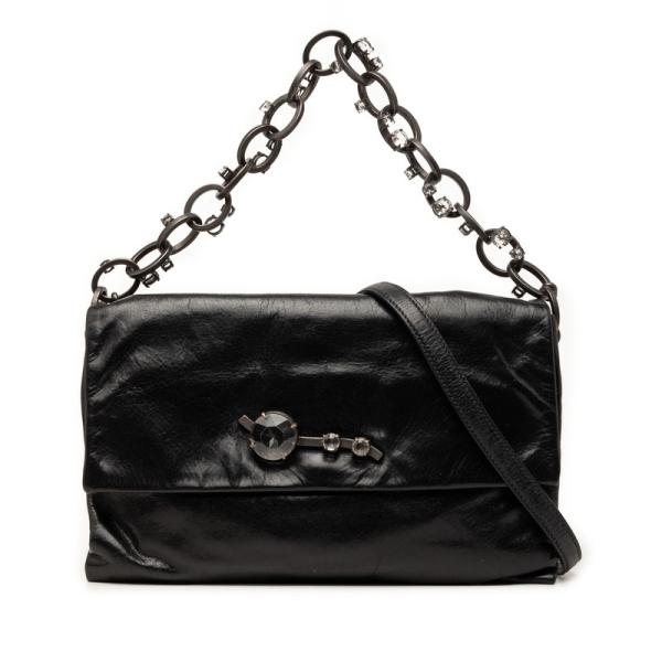 miu miu（ミュウミュウ） ロゴ ハンドバッグ ショルダーバッグ 2WAY