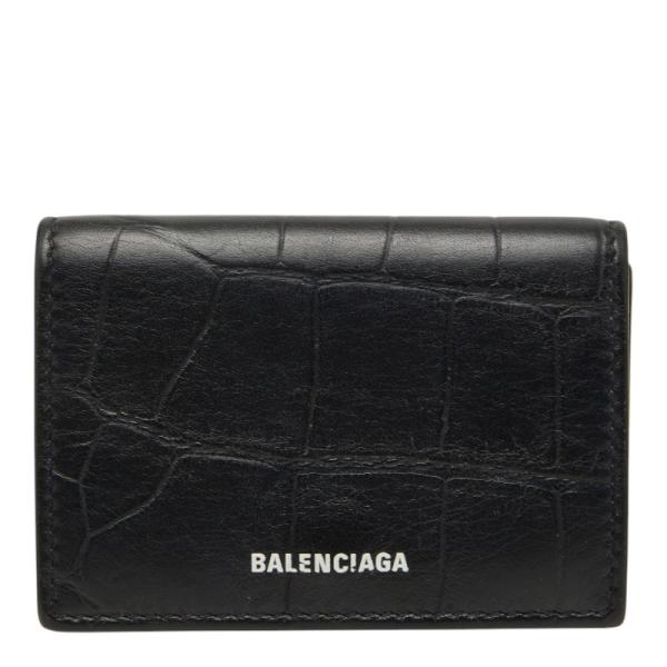 バレンシアガ ヴィル 型押し 三つ折り財布 コンパクト 558208 レザー メンズ BALENCIAGA 【1-0272074】 BALENCIAGA（バレンシアガ） ヴィル 型押し 三つ折り財布 コンパクト