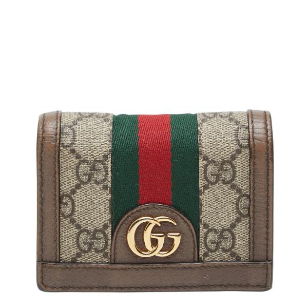 GUCCI グッチ 2つ折り財布 オフィディア GG スプリーム GUCCI（グッチ） オフィディア GGスプリーム 二つ折り財布 コンパクト