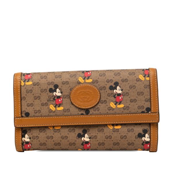 GUCCI × Disney 財布 GUCCI（グッチ） × ディズニー ミニGGスプリーム ミッキーマウス
