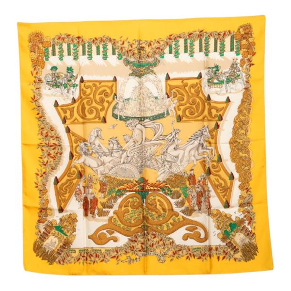 HERMES（エルメス） カレ90 LE PARADIS DU ROY 王の楽園 スカーフ 大判