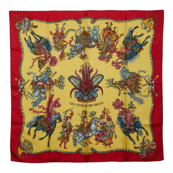 HERMES（エルメス） カレ90 LES FETES DU ROI SOLEIL 太陽王の祝典