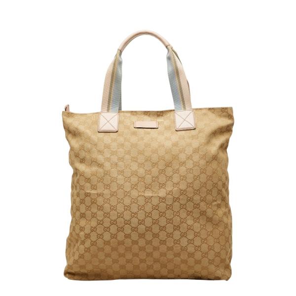 GUCCI（グッチ） GGキャンバス トートバッグ 131233 ベージュ ピンク