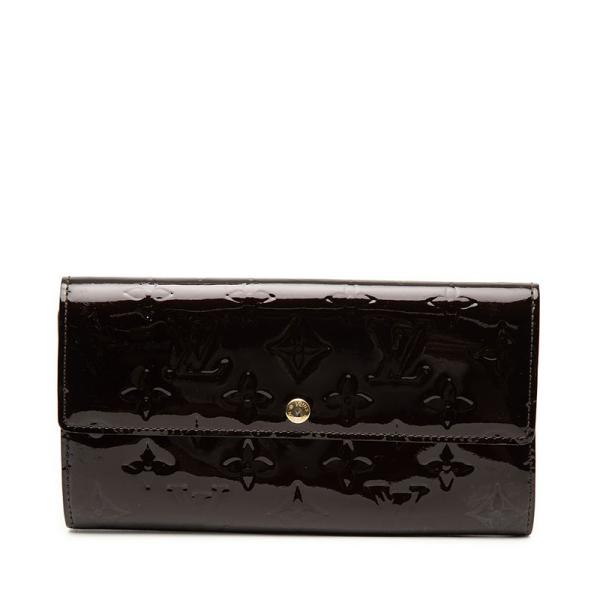 ルイヴィトン ヴェルニ ポルトフォイユサラ アマラント M93524 長財布 LOUIS VUITTON（ルイ・ヴィトン） ルイ ヴィトン モノグラム ヴェルニ
