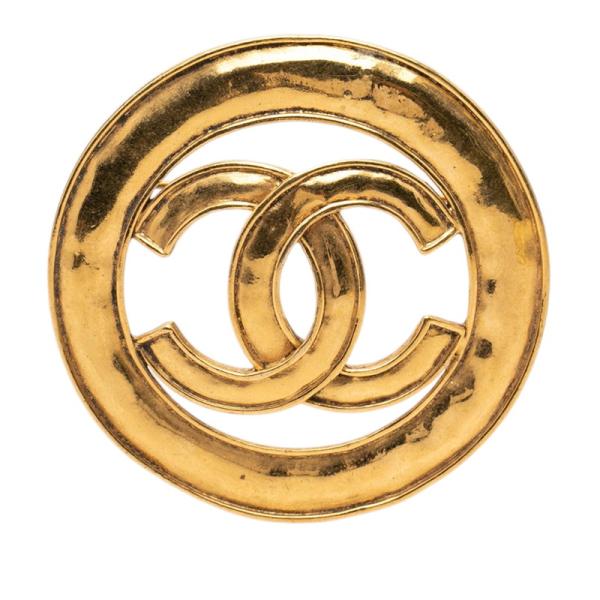 CHANEL（シャネル） ココマーク ヴィンテージ ラウンド ブローチ 94P