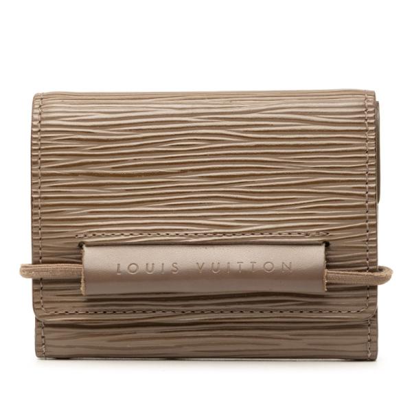 ルイヴィトン エピ ポルトフォイユ エラスティック 三つ折り財布 ブラック LOUIS VUITTON（ルイ・ヴィトン） ルイ ヴィトン エピ ポルトフォイユ