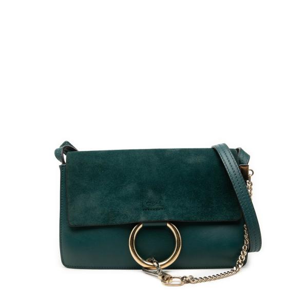 Chloe（クロエ） フェイ 斜め掛け ショルダーバッグ グリーン レザー