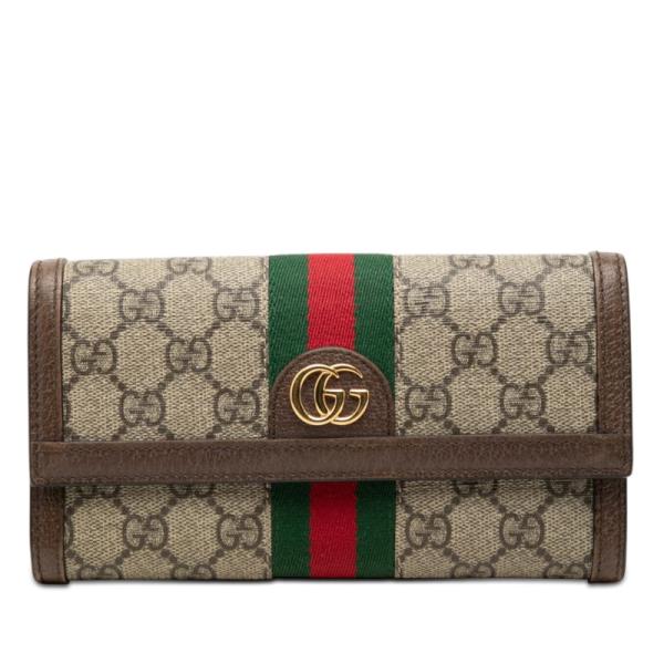 GUCCI（グッチ） オフィディア GGスプリーム 長財布 コンチネンタル