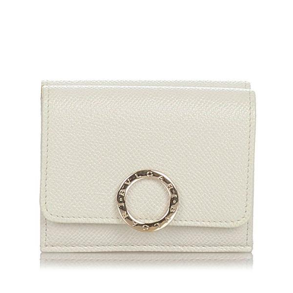 BVLGARI 二つ折り財布 ホワイト ブルガリ BVLGARI 二つ折り財布 ブルガリブルガリ 白 小物