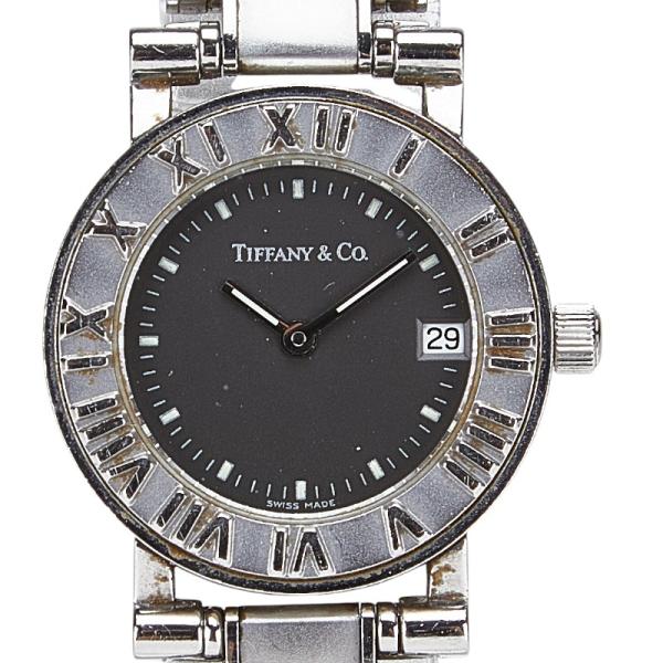 TIFFANY&Co. ティファニー アトラス 腕時計 クオーツ グレー文字