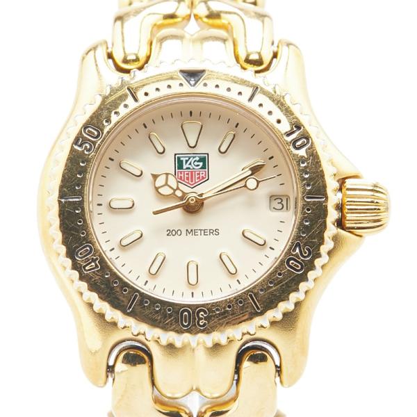 【特価】TAGHEUER タグホイヤー S94.708M レディース 腕時計 タグホイヤー セル 腕時計 S94.708M クオーツ ベージュ文字盤 メッキ