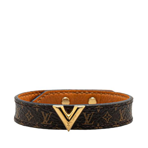 ルイヴィトン M6042 V ブレスレット ゴールド 正規品 レディース LOUIS VUITTON ルイ ヴィトン モノグラム ブラスレ エセンシャル