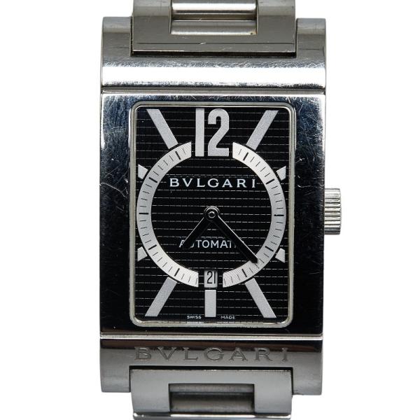 【点検済】ブルガリ 腕時計　自動巻き　レッタンゴロ RT45S ステンレス BVLGARI】ブルガリ レッタンゴロ 腕時計 RT45S 自動巻き